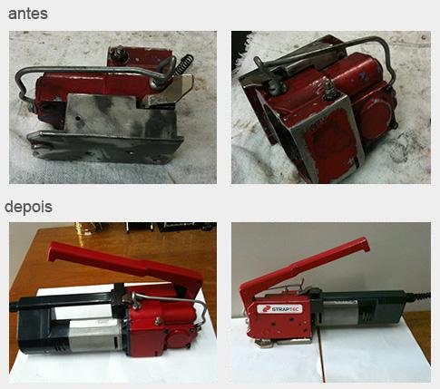 Antes e Depois da Manutenção - Strap Tec