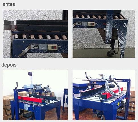 Antes e Depois da Manutenção - Strap Tec