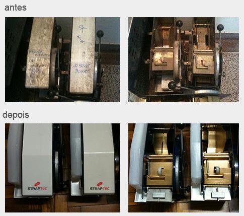 Antes e Depois da Manutenção - Strap Tec